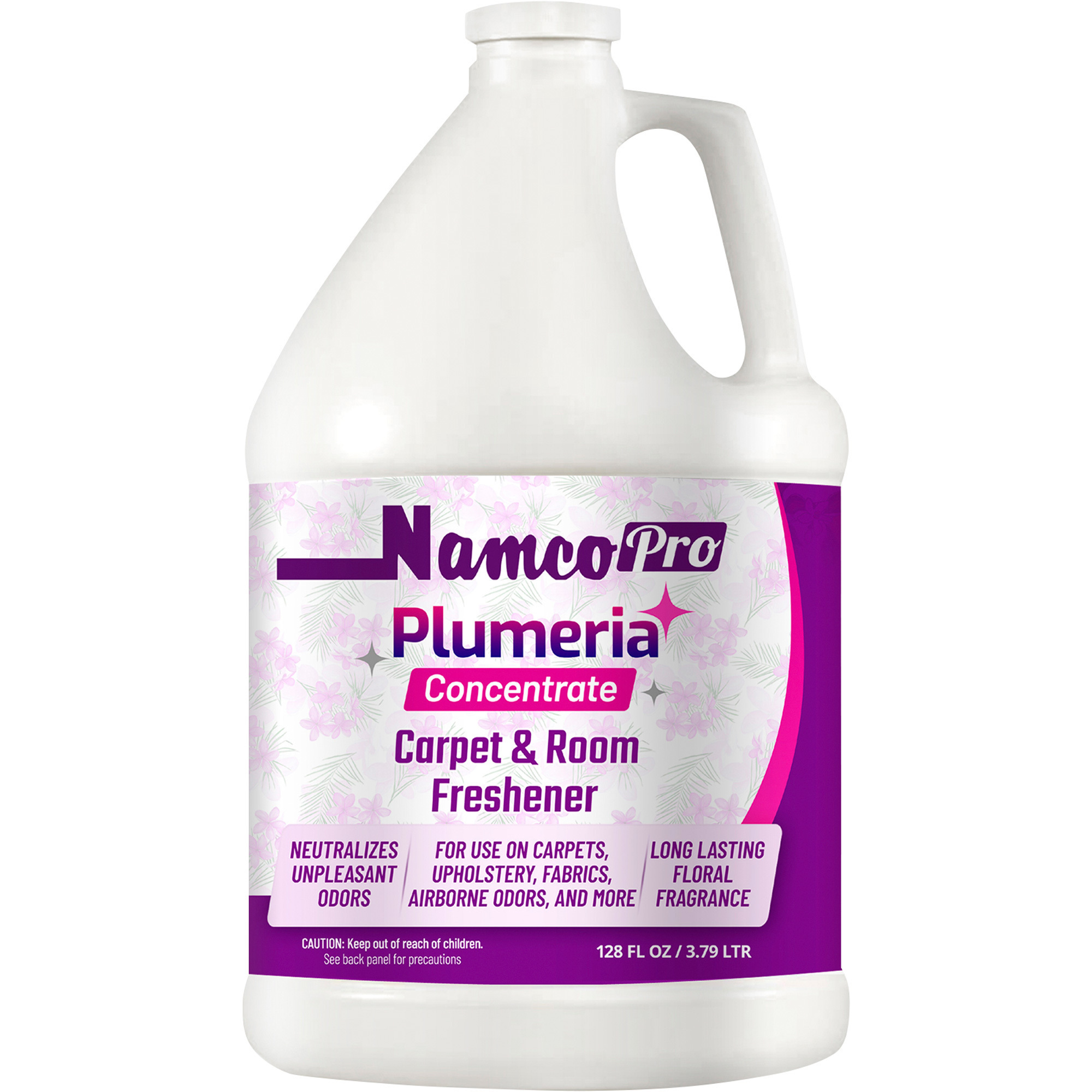 Namco Carpet and Room Deodorizer, Plumeria Scent, (4) 1-Gallon Bottles, Model# 5100-1